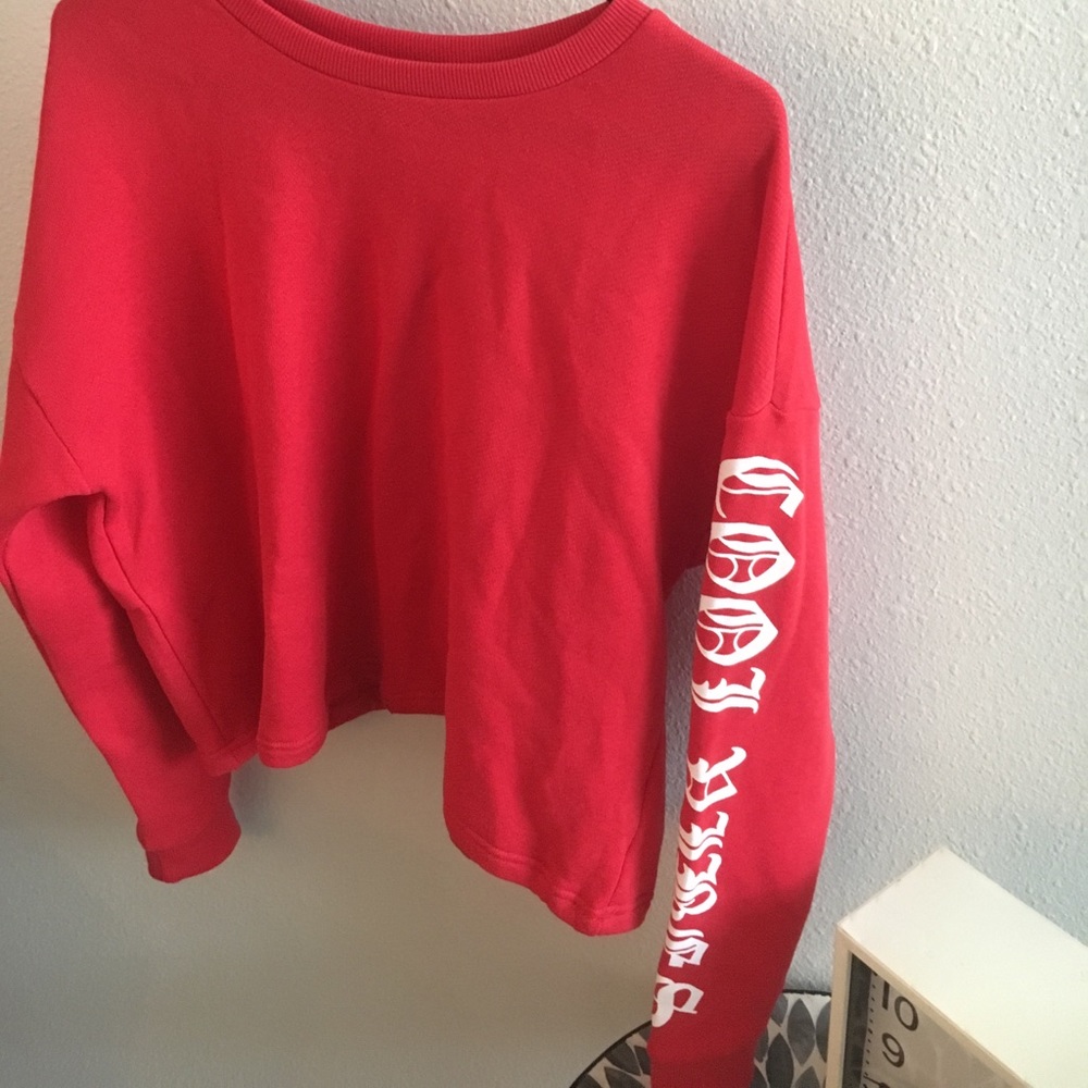 red sweater